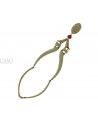 COLLANA VINTAGE IN OSSO MONTATA IN ORO