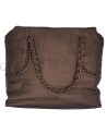 CHANEL BRONZE LEATHER SHOPPER BAG