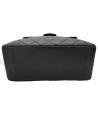 BORSA CHANEL VINTAGE MODELLO DOUBLE FACE IN PELLE MARRONE CON METALLI DORATI
