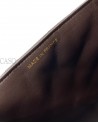 BORSA CHANEL VINTAGE MODELLO DOUBLE FACE IN PELLE MARRONE CON METALLI DORATI