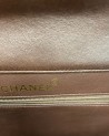 BORSA CHANEL VINTAGE MODELLO DOUBLE FACE IN PELLE MARRONE CON METALLI DORATI