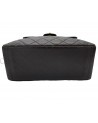 BORSA CHANEL VINTAGE MODELLO DOUBLE FACE IN PELLE MARRONE CON METALLI DORATI