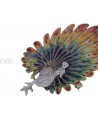 VINTAGE 2 TONE GOLD BROOCH WITH ENAMEL AND DIAMOND