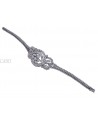 ESTATE WHITE GOLD DIAMOND BRACELET