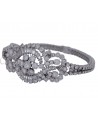 ESTATE WHITE GOLD DIAMOND BRACELET