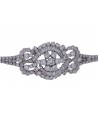 ESTATE WHITE GOLD DIAMOND BRACELET