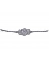 ESTATE WHITE GOLD DIAMOND BRACELET