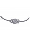 ESTATE WHITE GOLD DIAMOND BRACELET