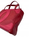 CHANEL VINTAGE RED LEATHER SHOPPER BAG