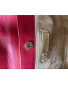 CHANEL VINTAGE RED LEATHER SHOPPER BAG