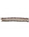 SET OF 3 VINTAGE BRACELET MADE OF YELLOW GOLD WITH DIAMONDS RUBIES AND SAPPHIRES