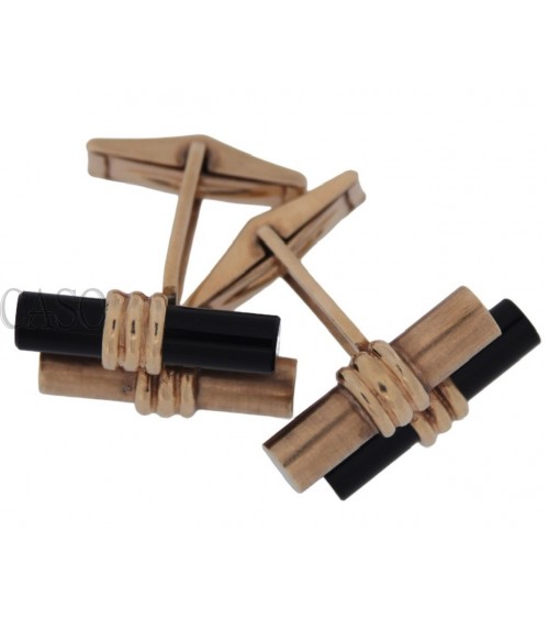 copy of VINTAGE GOLD CUFFLINKS WITH ONYX