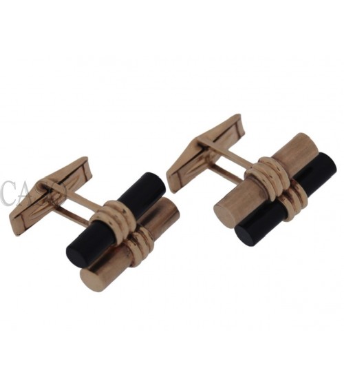 copy of VINTAGE GOLD CUFFLINKS WITH ONYX