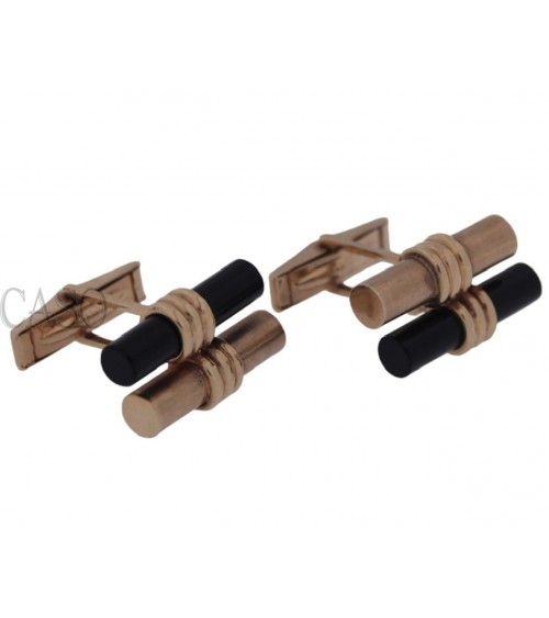 copy of VINTAGE GOLD CUFFLINKS WITH ONYX