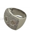 copy of WHITE GOLD BAND RING WITH DIAMONDS SIGNED BY NARDELLI