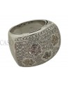copy of WHITE GOLD BAND RING WITH DIAMONDS SIGNED BY NARDELLI