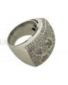 copy of WHITE GOLD BAND RING WITH DIAMONDS SIGNED BY NARDELLI