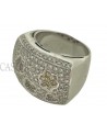 copy of WHITE GOLD BAND RING WITH DIAMONDS SIGNED BY NARDELLI
