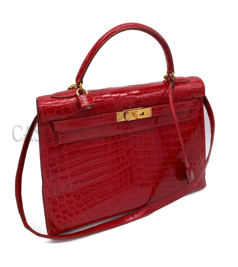 Hermes Birkin Bag Red Crocodile Leather | 3D model