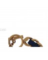 BRACCIALE CHANEL VINTAGE CATENA E PELLE BLU