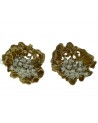 ORECCHINI NVINTAGE IN ORO GIALLO CON BRILLANTI