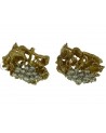 ORECCHINI NVINTAGE IN ORO GIALLO CON BRILLANTI