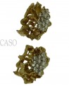 ORECCHINI NVINTAGE IN ORO GIALLO CON BRILLANTI