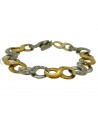 BRACCIALE NEI 2 COLORI DELL'ORO CON BRILLANTI