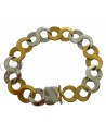 BRACCIALE NEI 2 COLORI DELL'ORO CON BRILLANTI