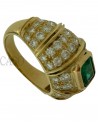 ANELLO CON SMERALDO E BRILLANTI