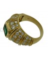 ANELLO CON SMERALDO E BRILLANTI