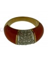 ANELLO VINTAGE ORO E CORALLO