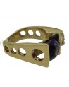 ANELLO ORO AMETISTA MADREPERLA E BRILLANTI