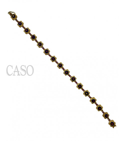 BRACCIALE ORO E SMALTI