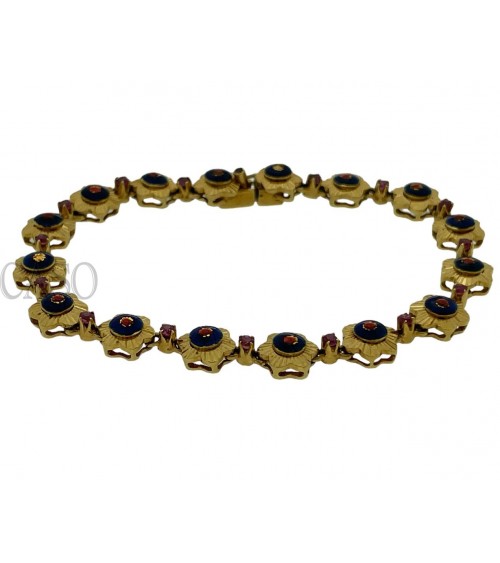 BRACCIALE ORO E SMALTI