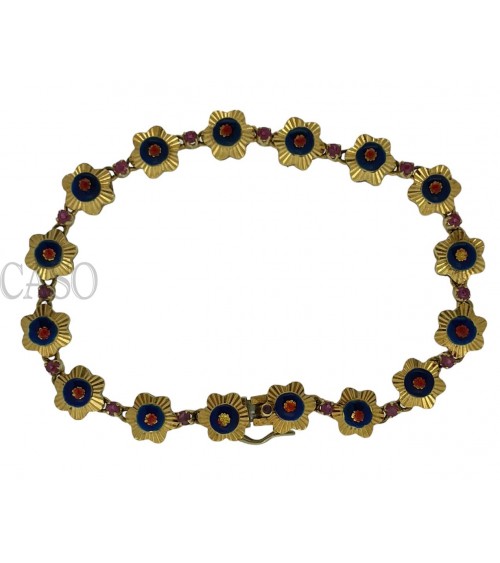 BRACCIALE ORO E SMALTI