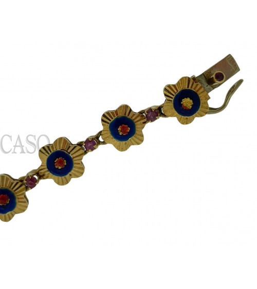 BRACCIALE ORO E SMALTI