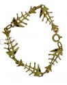 BRACCIALE IN ORO CA FORMA DI LISCHE
