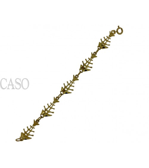 BRACCIALE IN ORO CA FORMA DI LISCHE