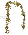 BRACCIALE IN ORO CA FORMA DI LISCHE