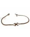 YELLOW GOLD VINTAGE BRACELET WITH SMALL DIAMONDS