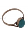 VINTAGE GOLD RING WITH TURQUOISE