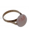 ANELLO VINTAGE IN ORO CON CORALLO