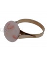 ANELLO VINTAGE IN ORO CON CORALLO