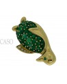 PENDANT PIN IN YELLOW GOLD IN THE SHAPE OF A PENGUIN