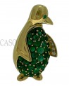 PENDANT PIN IN YELLOW GOLD IN THE SHAPE OF A PENGUIN
