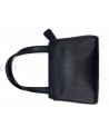 CHANEL VINTAGE BLACK LEATHER POCHETTE