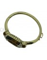 BRACCIALE RIGIDO OCCHIO DI TIGRE E BRILLANTI