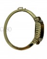BRACCIALE RIGIDO OCCHIO DI TIGRE E BRILLANTI