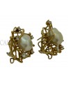 ORECCHINI VINTAGE ORO PERLE E BRILLANTI